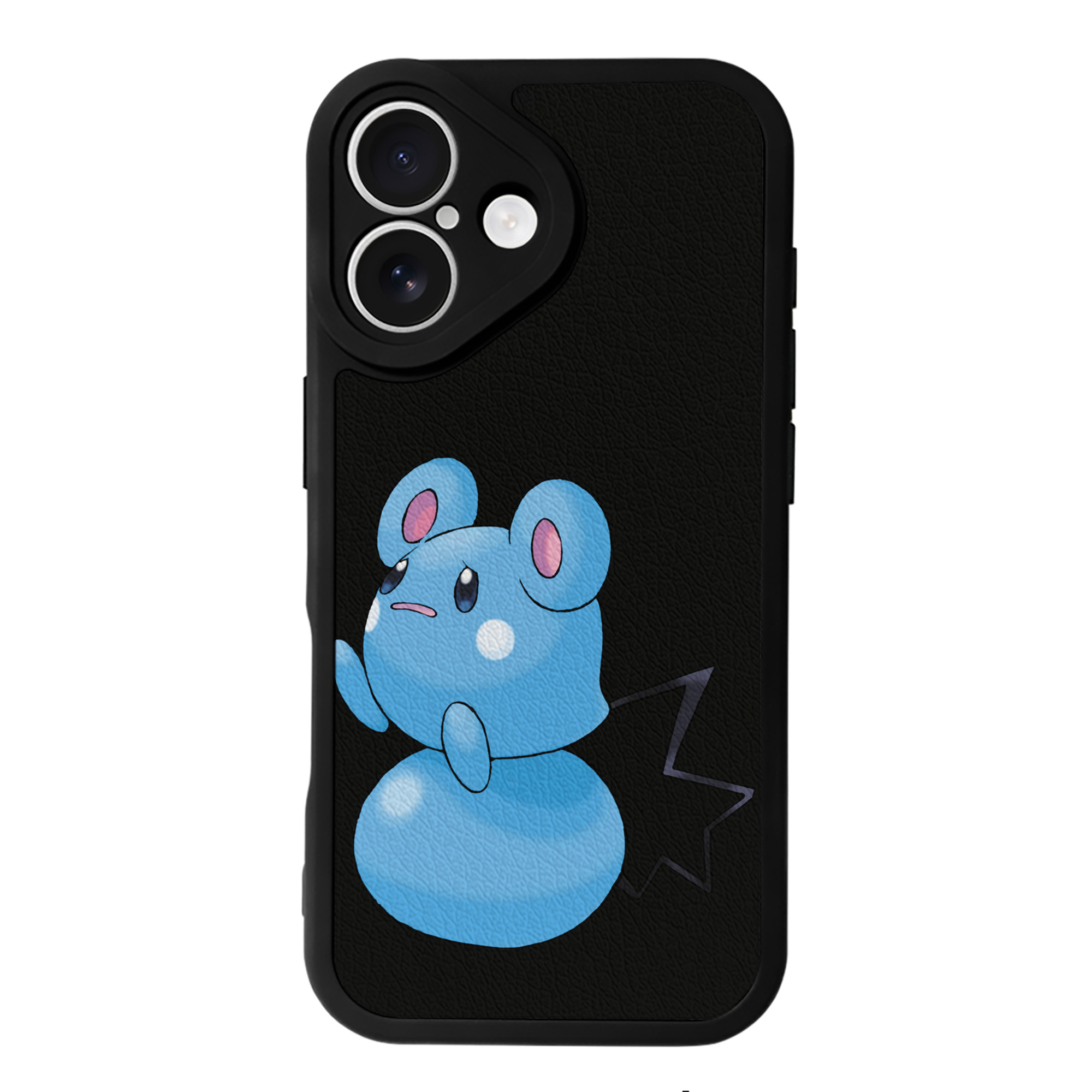 （画像用） ポケットモンスター Pokémon 【iPhone 16シリーズ対応】シリコンスマホケース（レザー調） 材質：シリコン